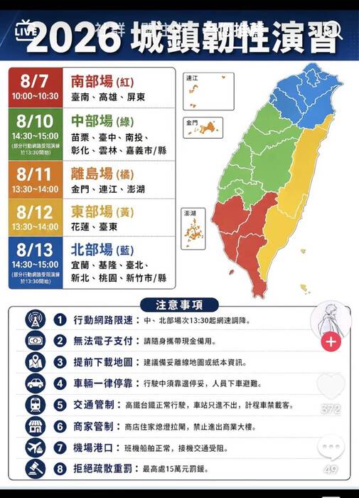 城鎮韌性演習注意事項(另開新視窗/jpg檔)圖片